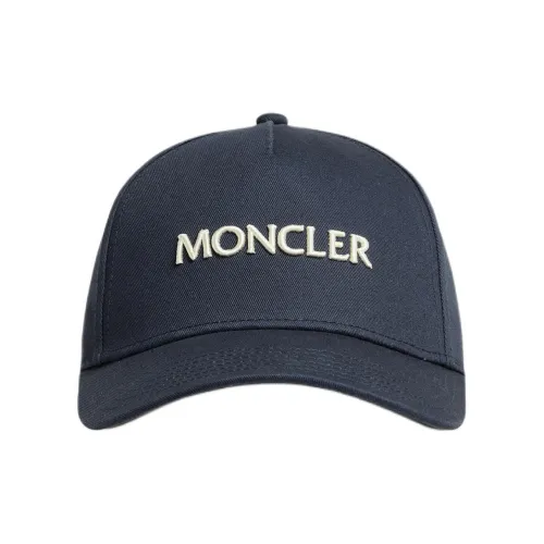 Moncler Хлопковые кепки унисекс синие