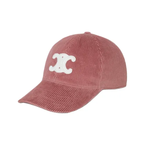 CELINE Вельветовые кепки женские розовые