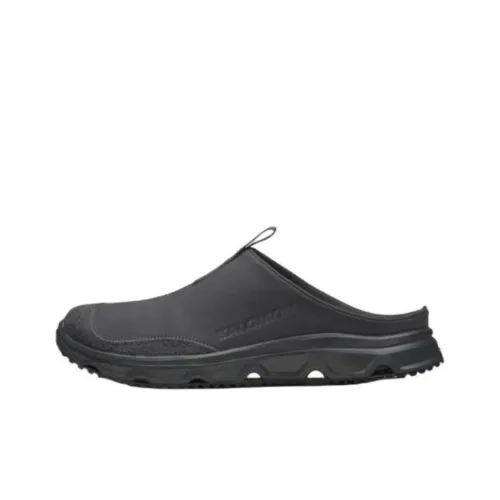 SALOMON RX Slide Устойчивые к истиранию и скольжению Домашние тапочки Унисекс Черные