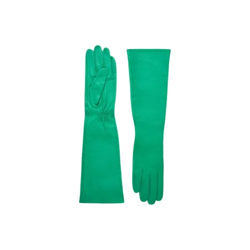 COS Козья кожа Перчатки Женские Зеленый