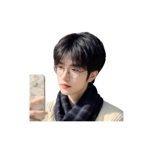 UMIFFA Мужские парики с короткой волосами микрофибра кисточка корейский стиль Handsome повседневный молодежный