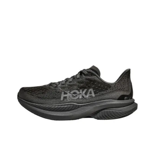 HOKA ONE ONE MACH 6 Беговые кроссовки Низкий топ Черный Женский