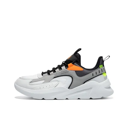 Erke Амортизация Дышащий Легкий Низкий Топ Casual Мужской Белый Серый Черный