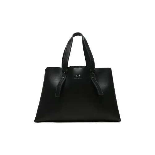ARMANI EXCHANGEAE Кожа Тоут Сумка Сумка для покупок Сумка Женская Черная