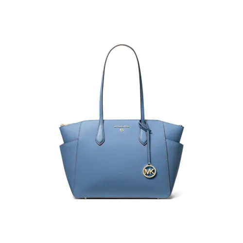 MICHAEL KORS Marilyn Кожа Тоут Сумка Плечевая Сумка Средний Женский Синий