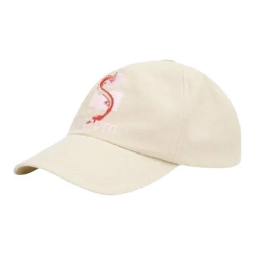 ISABEL MARANT ETOILE Хлопковая ткань Pure Cotton Кепки Женские Бежевый
