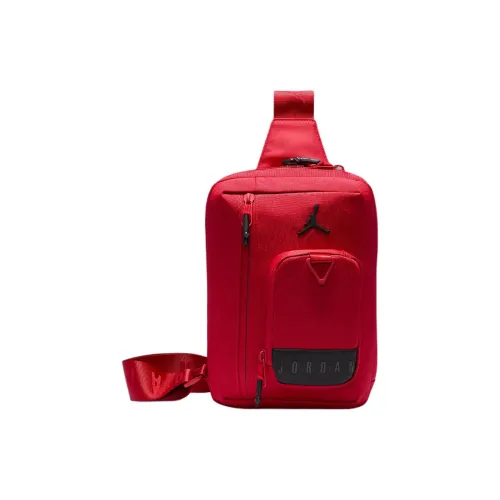 Джордан Полиэстер Одно Плечо Сумка через плечо Сумка через плечо Sling Унисекс Красная