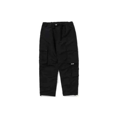 A BATHING APE Neighborhood Co Фирменный черный Унисекс Вязаные тренировочные брюки