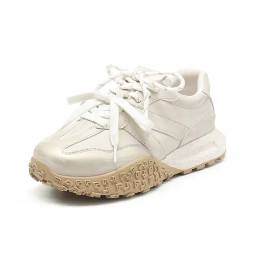 KEJIANNI Противоскользящие устойчивые к истиранию низкий топ кроссовки с толстой подошвой женские