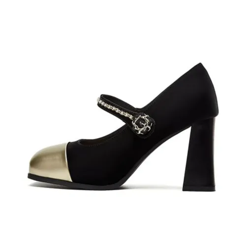 Daphne Грубый каблук Туфли Мэри Джейн Женские