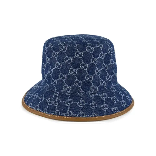 GUCCI Вязаные соломенные шляпы Унисекс Синий
