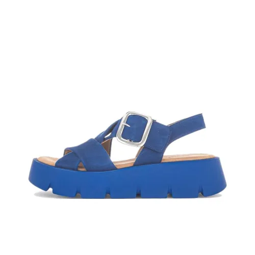 Gabor Мода One Ремешок Сандалии 5 см Женские Синие
