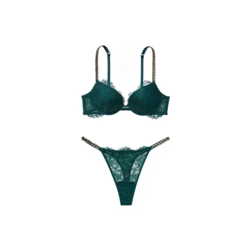 Victoria's Secret Комплект нижнего белья для женщин зеленый
