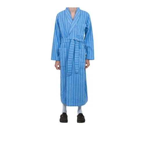 TEKLA Синий Мужской Банные халаты
