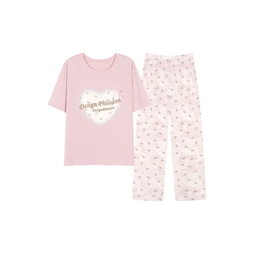 WANANNI Пижамный комплект женский светло-розовый