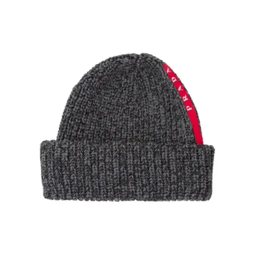 PRADA Нейлон Шапки-бини Женские Фотиния Серый