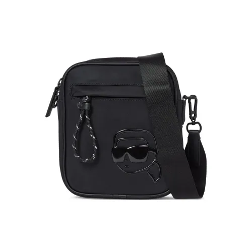 KARL LAGERFELD Нейлоновая сумка через плечо сумка на плечо мужская черная