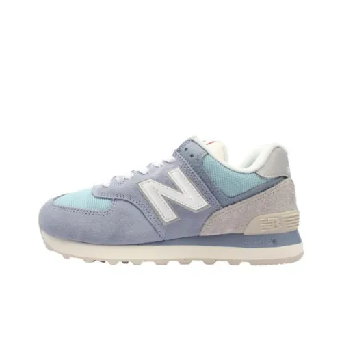 New Balance NB 574 Устойчивый к истиранию Низкий Топ Повседневная обувь Унисекс Фиолетовый