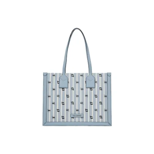 KARL LAGERFELD Переработанный хлопок Сумка на плечо Средний Женский Небесно-голубой