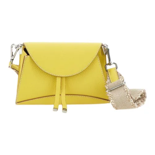 GIANNI CHIARINI Сумка через плечо из кожи стандартная женская желтая