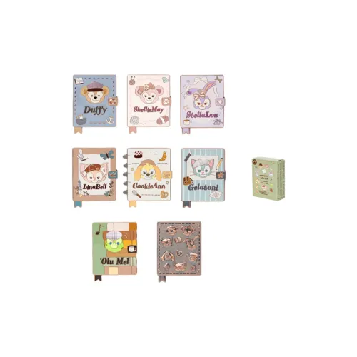 Disney Duffy и Friends Little Classroom Collection Значок Слепые коробки Один Mystery Коробка Целая коробка 8 шт