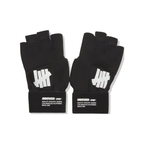 UNDEFEATED Полиэстер Бутадиен Стирол Резина Полиамид Полиуретан Неопрен Спортивные Перчатки Унисекс Черный