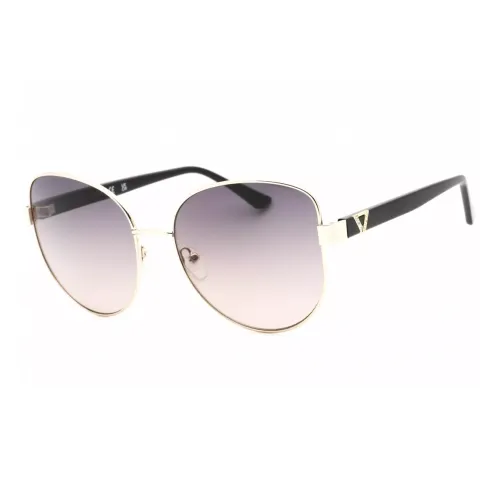GUESS Пластик Бабочка Солнцезащитные очки Женские Золотой