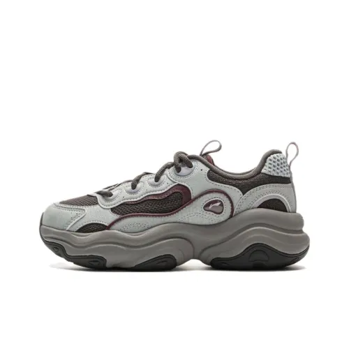 LiNing Honey 2 Амортизация Противоскользящий Устойчивый к истиранию Поддержка Низкий Верх Повседневный Женский Тауповый