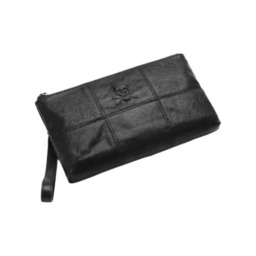 DOSRFINI Настоящая коровья кожа клатч стандартный мужской черный