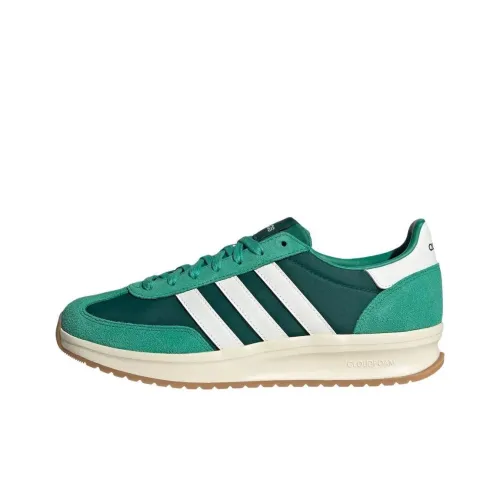 Adidas RUN 70s 2,0 Противоскользящий Устойчивый к истиранию Низкий Топ Повседневные Беговые кроссовки Мужские Зеленый Белый