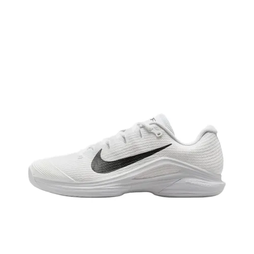 Nike Vapor 12 Амортизация Поддержка Низкий Топ Теннисные Кроссовки Мужские Белый Черный