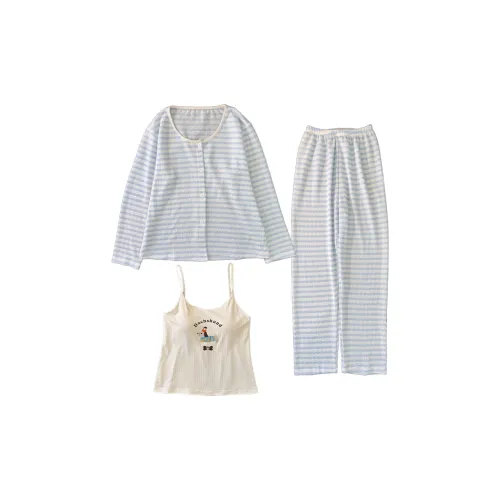 LEZIYUN Пижамный комплект женский синий