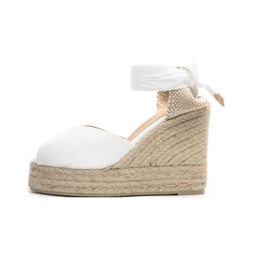 Castañer BILINA Клиновидный каблук Высокие каблуки Женские Белые