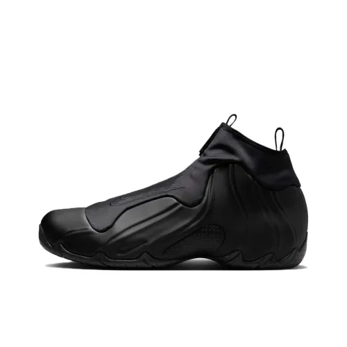Nike Air Flightposite Винтажные баскетбольные кроссовки MID Топ Черный мужской