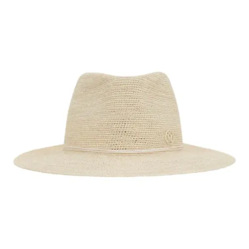 Maison Michel Brisa Wood Металлические Шапки и Кепки Унисекс Коричневый