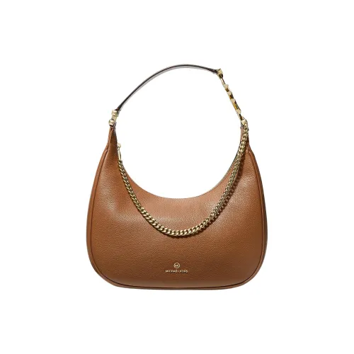 MICHAEL KORS Piper Текстурированная кожа сумка через плечо женская сумка красная коричневая