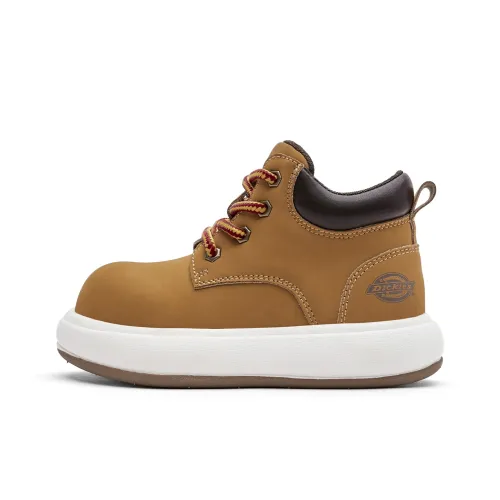 Dickies противоскользящий анти-KICK устойчивый к истиранию визуально увеличивающий рост поддержка MID топ кэжуал земляной желтый детский