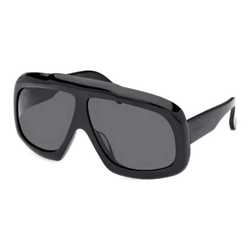 BALLY Ацетат Нерегулярная форма Солнцезащитные очки Мужской Черный