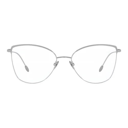 AMANI Металл Кошачий глаз Оправы для очков Женские Серебристые