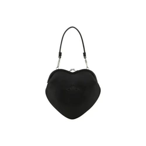 Vivienne Westwood Сумка из кожи наппа в форме сердца сумка через плечо сумка для женщин черная