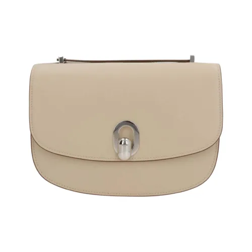 SAVETTE Телячья кожа Сумка через плечо Женская Бежевая