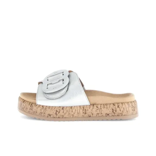 Gabor Слипоны Женские Серебряные