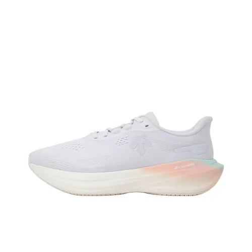 DESCENTE Slip-resistant Abrasion-resistant Low Top Casual Running Shoes Unisex Purple DESCENTE Противоскользящие Устойчивые к истиранию Низкие Кеды Повседневные Беговые Кроссовки Унисекс Фиолетовые