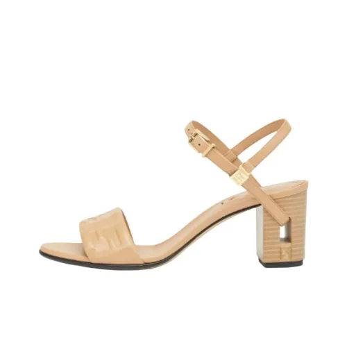 FENDI Delfina One Strap Sandals Women's Beige