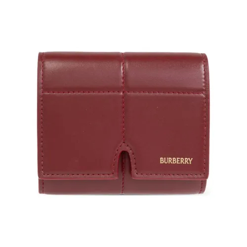 Burberry Телячья кожа Кошелек Женские Камень-красный