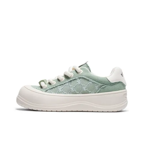 Dickies Low Top Canvas Shoes Green Women's