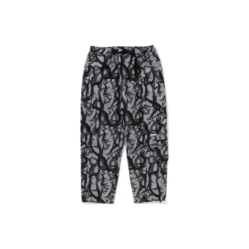 A BATHING APE Neighborhood Co Бренд Серый Унисекс Вязаные Тренировочные Брюки