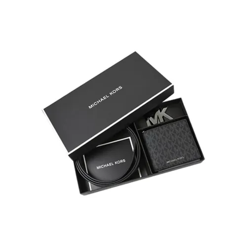MICHAEL KORS MK Gifting Кожаный кошелек Мужской Черный