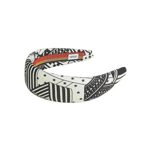 HERMES Silk Silk Headbands Women's White