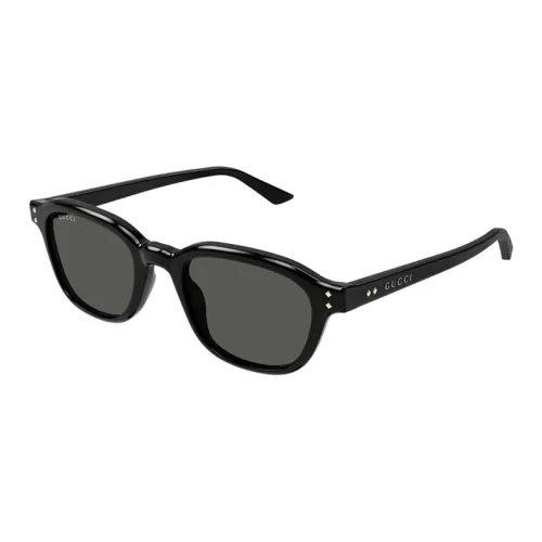 GUCCI Ацетат Квадратные Солнцезащитные Очки Мужские Черные
